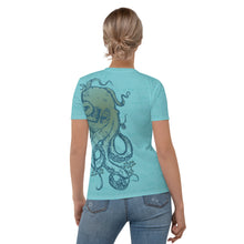 Load image into Gallery viewer, Ocean Blue Octopus - APO Women's T-shirt