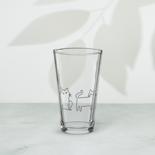 Load image into Gallery viewer, Cat Doodle - Shaker pint glass