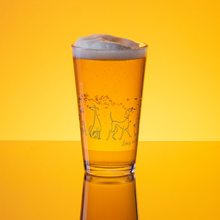 Load image into Gallery viewer, Long Walks and Wet Noses - Shaker pint glass