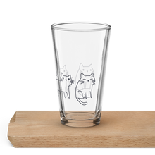 Load image into Gallery viewer, Cat Doodle - Shaker pint glass