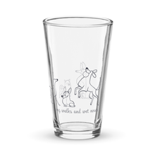 Load image into Gallery viewer, Long Walks and Wet Noses - Shaker pint glass