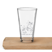 Load image into Gallery viewer, Long Walks and Wet Noses - Shaker pint glass
