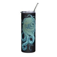 Load image into Gallery viewer, Ocean Blue Octopus - Stainless steel tumbler - 2 color options