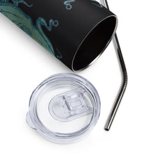 Load image into Gallery viewer, Ocean Blue Octopus - Stainless steel tumbler - 2 color options