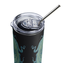 Load image into Gallery viewer, Ocean Blue Octopus - Stainless steel tumbler - 2 color options