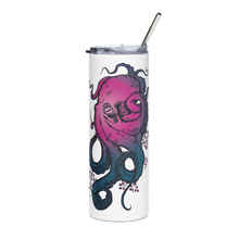 Load image into Gallery viewer, Pink Octopus - Stainless steel tumbler