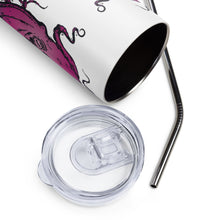 Load image into Gallery viewer, Pink Octopus - Stainless steel tumbler