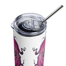 Load image into Gallery viewer, Pink Octopus - Stainless steel tumbler