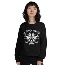 Load image into Gallery viewer, In Vino Veritas - White Graphic - Sweatshirt