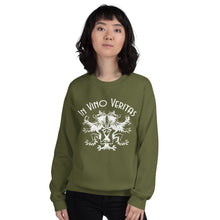 Load image into Gallery viewer, In Vino Veritas - White Graphic - Sweatshirt