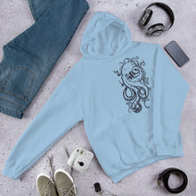 Load image into Gallery viewer, Polar Blue Octopus Sketch - Unisex Hoodie