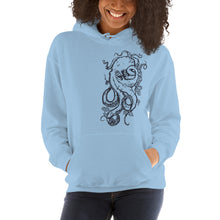 Load image into Gallery viewer, Polar Blue Octopus Sketch - Unisex Hoodie