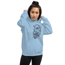Load image into Gallery viewer, Polar Blue Octopus Sketch - Unisex Hoodie