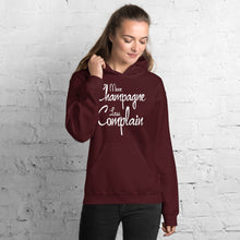 Load image into Gallery viewer, More Champagne Less Complain - White Graphic - Hoodie