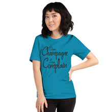 Load image into Gallery viewer, More Champagne Less Complain - Black Graphic - T-Shirt