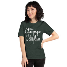 Load image into Gallery viewer, More Champagne Less Complain - White Graphic - T-Shirt