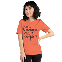 Load image into Gallery viewer, More Champagne Less Complain - Black Graphic - T-Shirt
