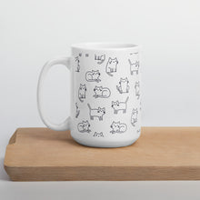 Load image into Gallery viewer, Cat Doodle - 15 oz mug