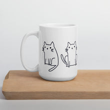 Load image into Gallery viewer, Cat Doodle - Big Print - 15 oz mug