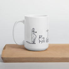 Load image into Gallery viewer, Long Walks & Wet Noses - Dog Doodle - 15 oz mug