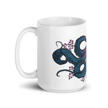 Load image into Gallery viewer, Pink Octopus - White glossy mug