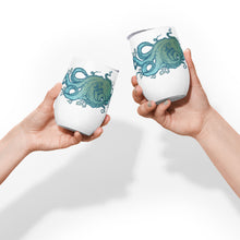 Load image into Gallery viewer, Blue Octopus - Wine tumbler