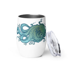 Load image into Gallery viewer, Blue Octopus - Wine tumbler