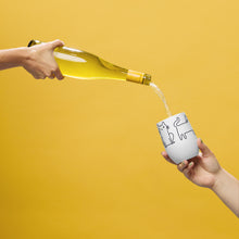 Load image into Gallery viewer, Cat Doodle - Wine tumbler