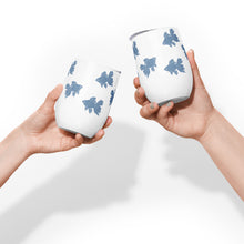 Load image into Gallery viewer, Goldfish Blue Stamp - Wine tumbler