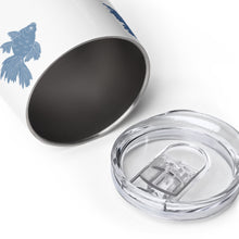 Load image into Gallery viewer, Goldfish Blue Stamp - Wine tumbler
