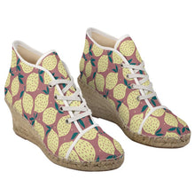Load image into Gallery viewer, Citron - Ladies Wedge Espadrilles
