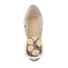Load image into Gallery viewer, Citron - Ladies Wedge Espadrilles
