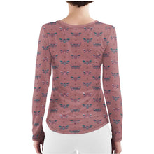 Load image into Gallery viewer, Dusty Pink Moth - Ladies Night Set

