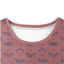 Load image into Gallery viewer, Dusty Pink Moth - Ladies Night Set
