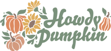 Load image into Gallery viewer, Howdy Pumpkin - 3/4 sleeve raglan shirt - Limited Time Thanksgiving Print
