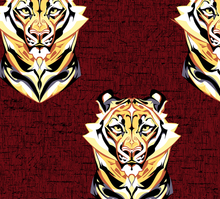 Load image into Gallery viewer, Tiger Maroon - Crossbody bag
