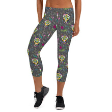 Load image into Gallery viewer, Rainbow Roar - Capri Leggings
