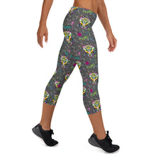Load image into Gallery viewer, Rainbow Roar - Capri Leggings
