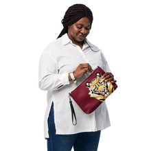 Load image into Gallery viewer, Tiger on Maroon - Crossbody bag
