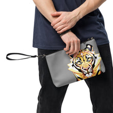 Load image into Gallery viewer, Tiger on Gray - Crossbody bag

