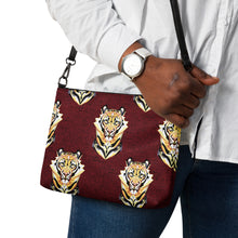 Load image into Gallery viewer, Tiger Maroon - Crossbody bag
