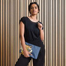 Load image into Gallery viewer, Tiger on Blue - Crossbody bag
