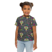 Load image into Gallery viewer, Rainbow Roar - Kids crew neck t-shirt
