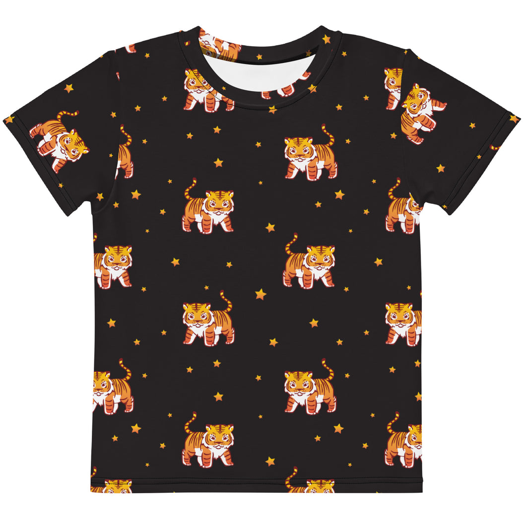 Tiger Star - Kids crew neck t-shirt