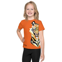 Load image into Gallery viewer, Tiger Pride - AOP Team Orange - Kids crew neck t-shirt
