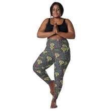 Load image into Gallery viewer, Rainbow Roar - Leggings with pockets - Regular and Plus Size
