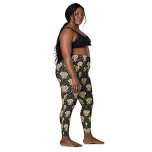 Load image into Gallery viewer, Tiger in the Garden - Leggings (with pockets) - Regular and Plus Size
