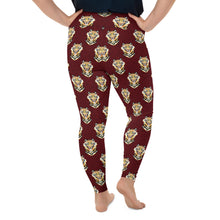 Load image into Gallery viewer, Tiger Maroon - Plus Size Leggings
