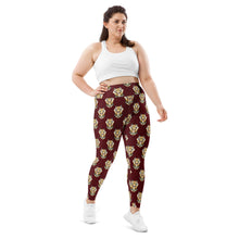 Load image into Gallery viewer, Tiger Maroon - Plus Size Leggings
