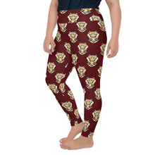 Load image into Gallery viewer, Tiger Maroon - Plus Size Leggings
